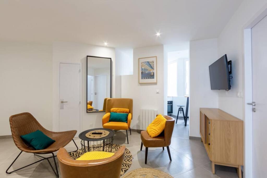 La Chambre Liberte 1, Sdb Privative Et Tv, Cuisine Salon Partages, Confort Et Hypercentre Brest Exteriör bild